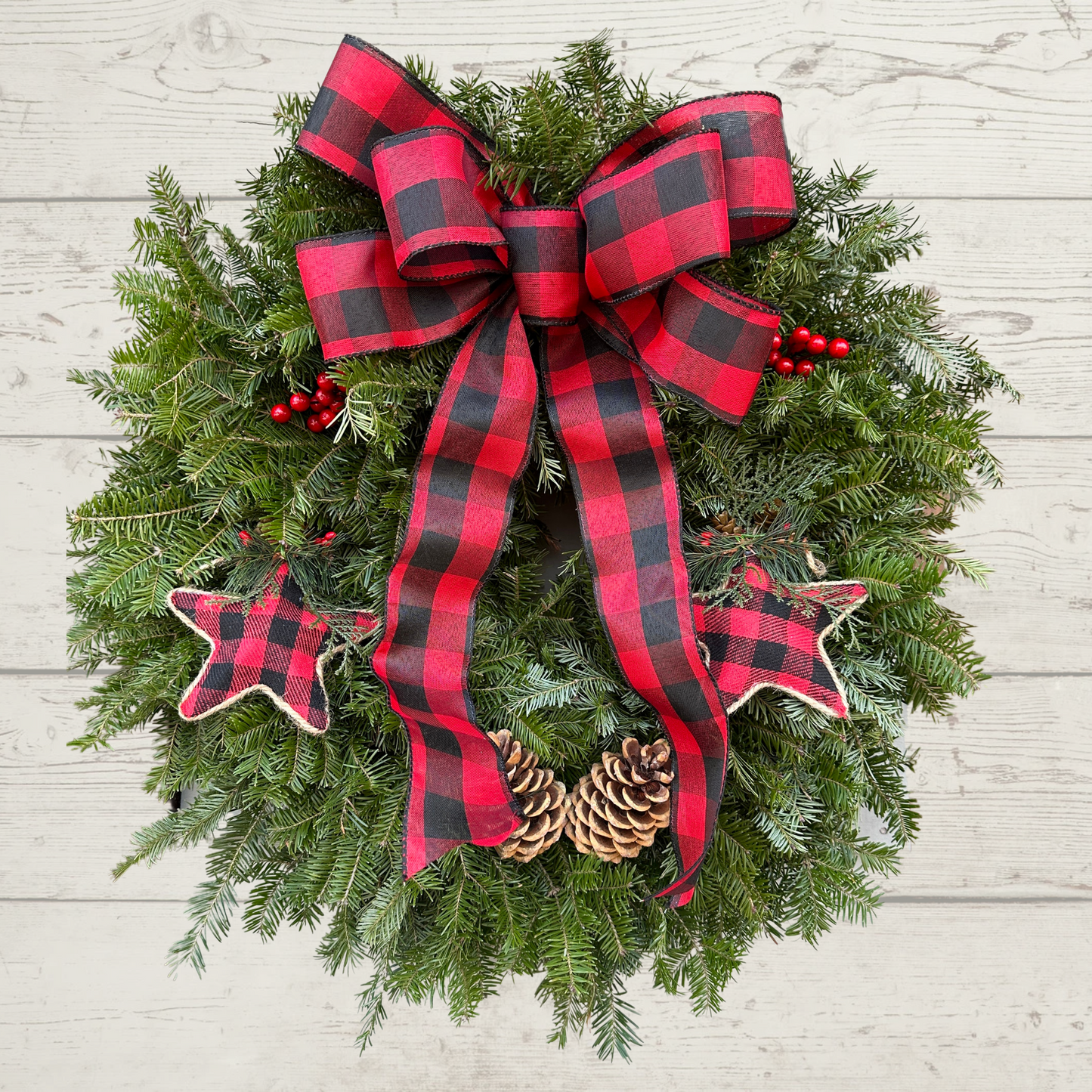 The Buffalo Plaid Wreath