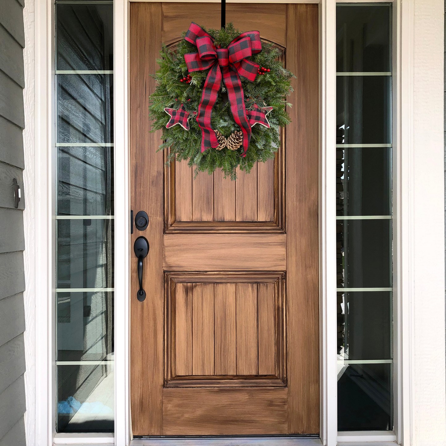 The Buffalo Plaid Wreath