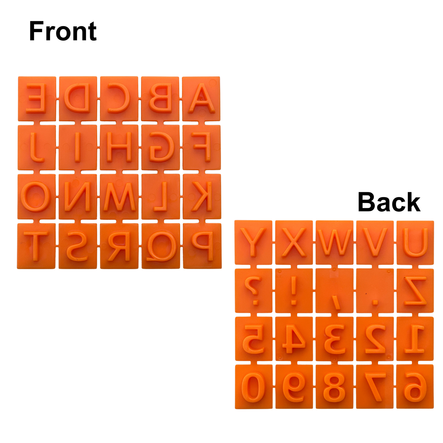 Stone Stamps - Cement Stamps - Alpha-Numeric Stamps - Reusable Stamps