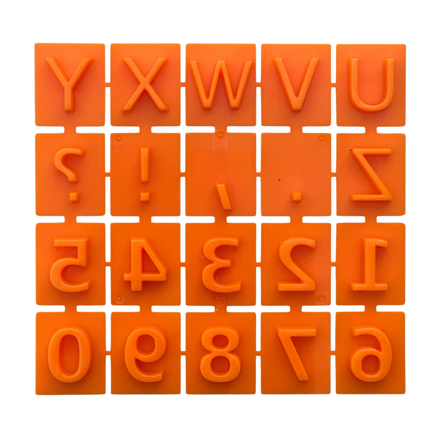 Stone Stamps - Cement Stamps - Alpha-Numeric Stamps - Reusable Stamps