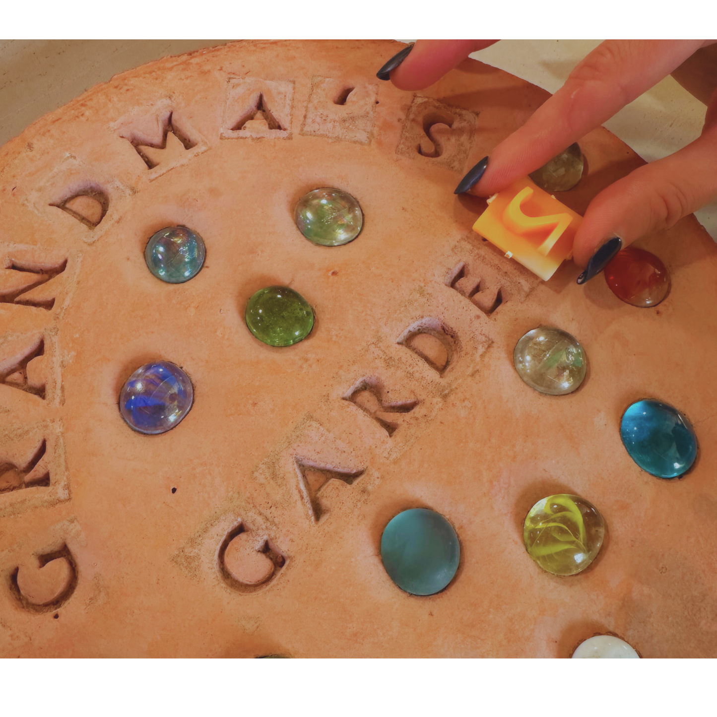 Stone Stamps - Cement Stamps - Alpha-Numeric Stamps - Reusable Stamps