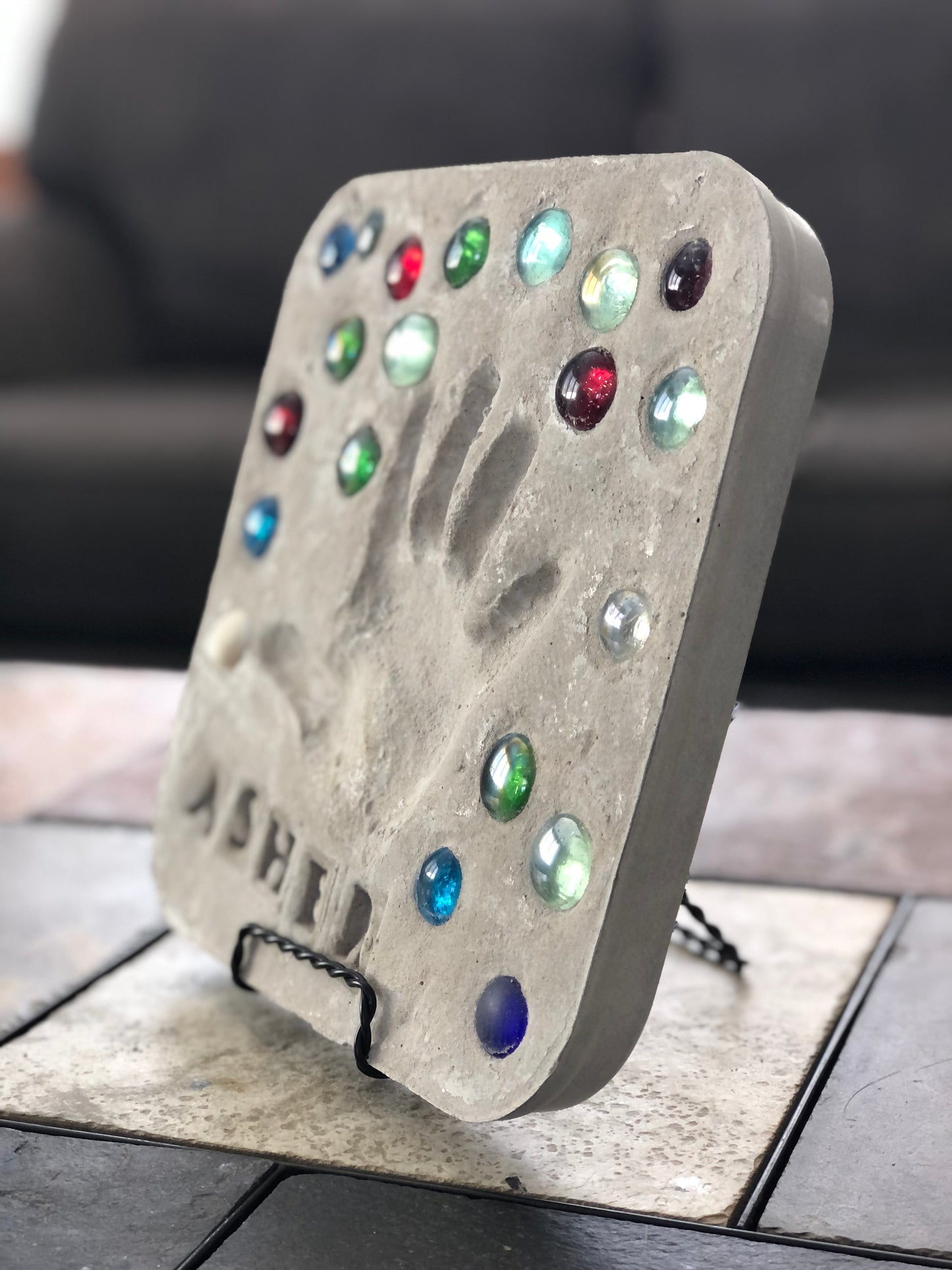 DIY Square Stepping Stone Kit - Handprint Stepping Stone - Footprint Stepping Stone