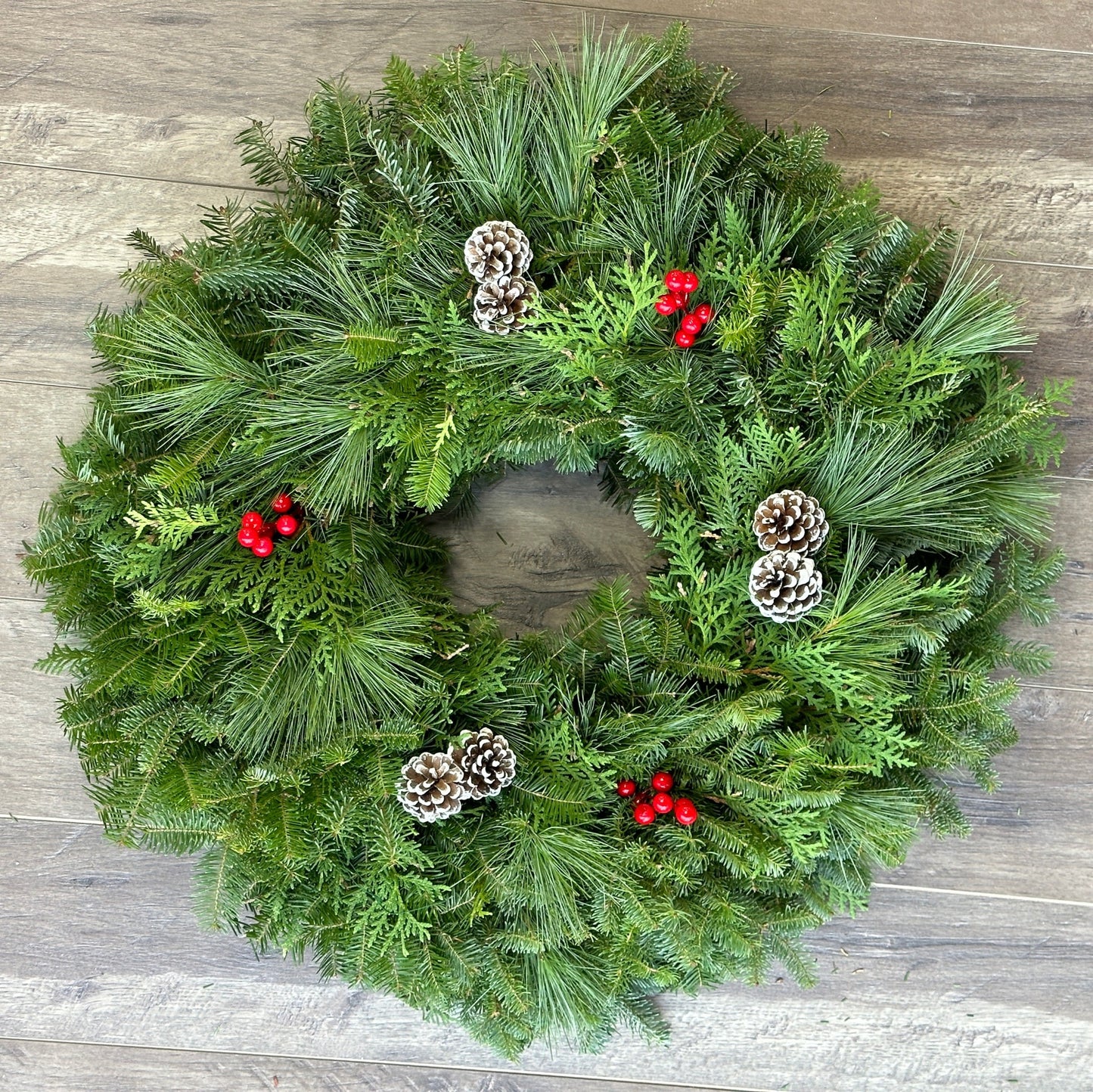 Fresh Mixed Pine Christmas Wreath