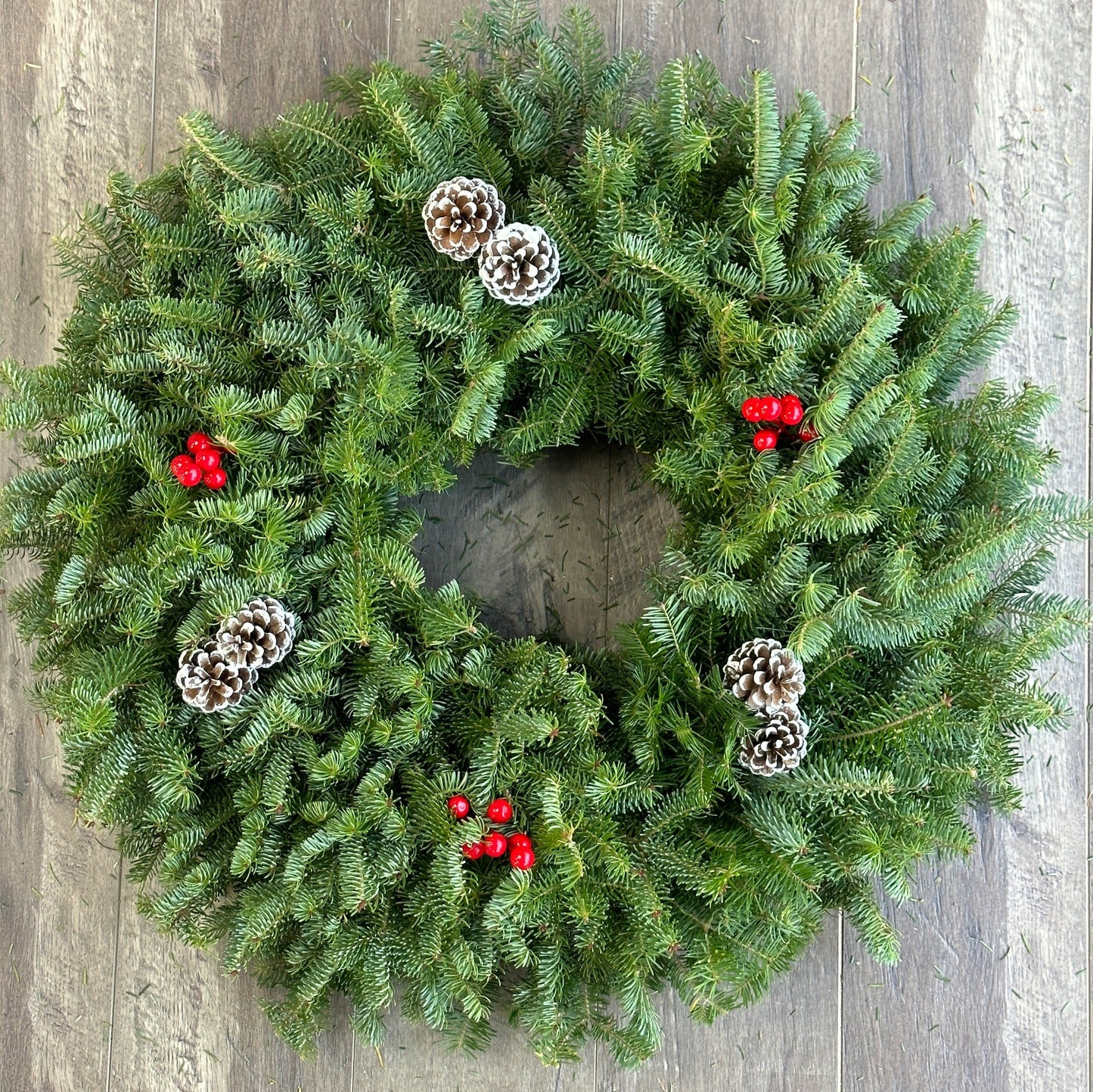 Fresh Balsam Christmas Wreath