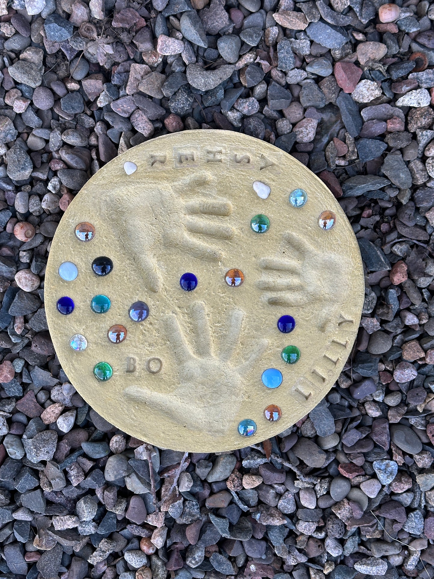 Kid's DIY Personalized Stepping Stone - Custom Gift for Mom and Dad