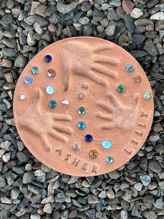 Custom Garden Stone Kit - DIY Stepping Stone Decor - Outdoor Garden Project