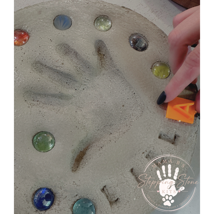 Stone Stamps - Cement Stamps - Alpha-Numeric Stamps - Reusable Stamps