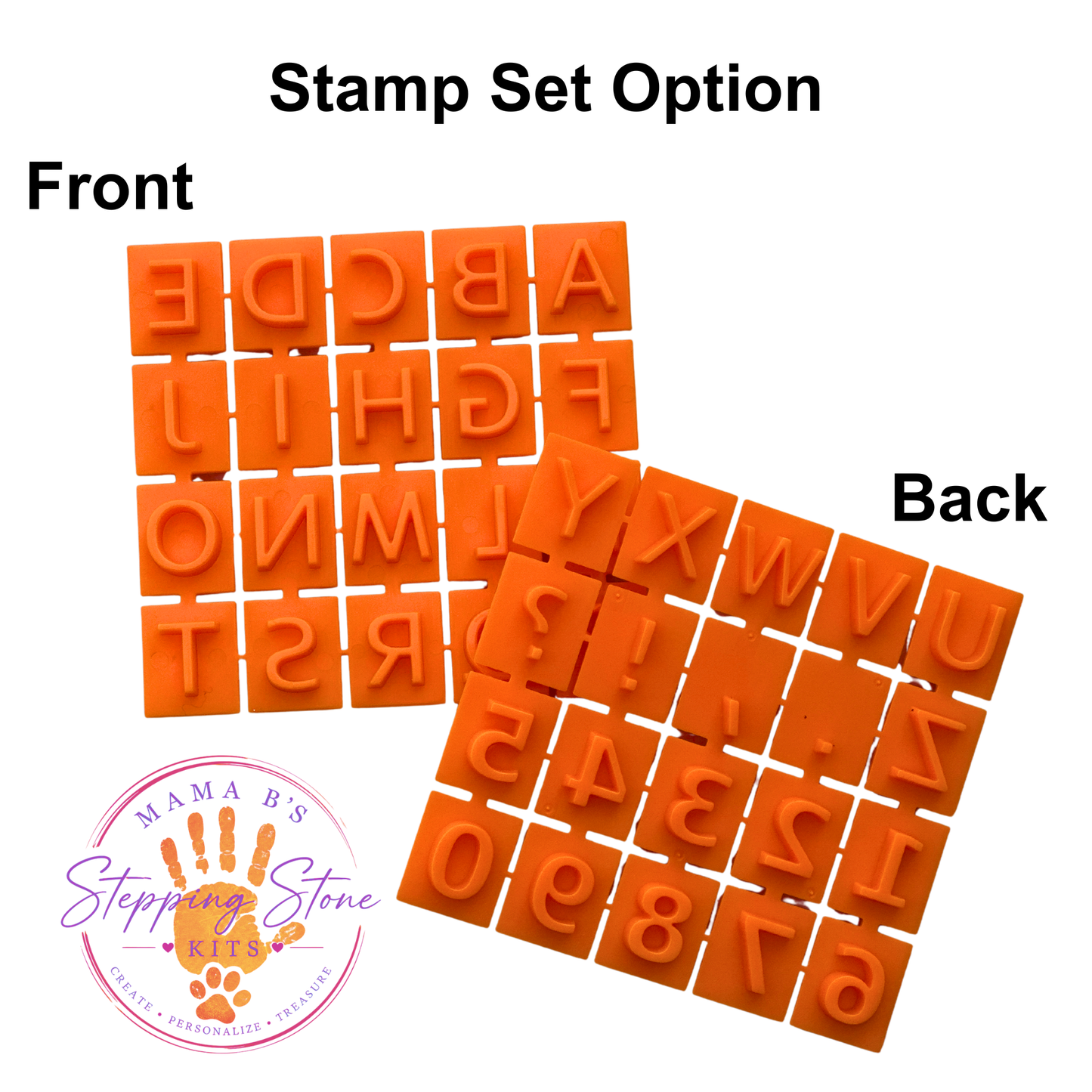 Stone Stamps - Cement Stamps - Alpha-Numeric Stamps - Reusable Stamps