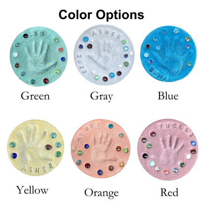 Make Your Own Colored Stepping Stone Kit - Handprint Garden Stone