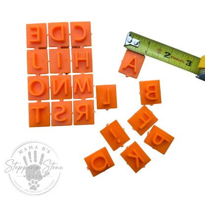 Stone Stamps - Cement Stamps - Alpha-Numeric Stamps - Reusable Stamps