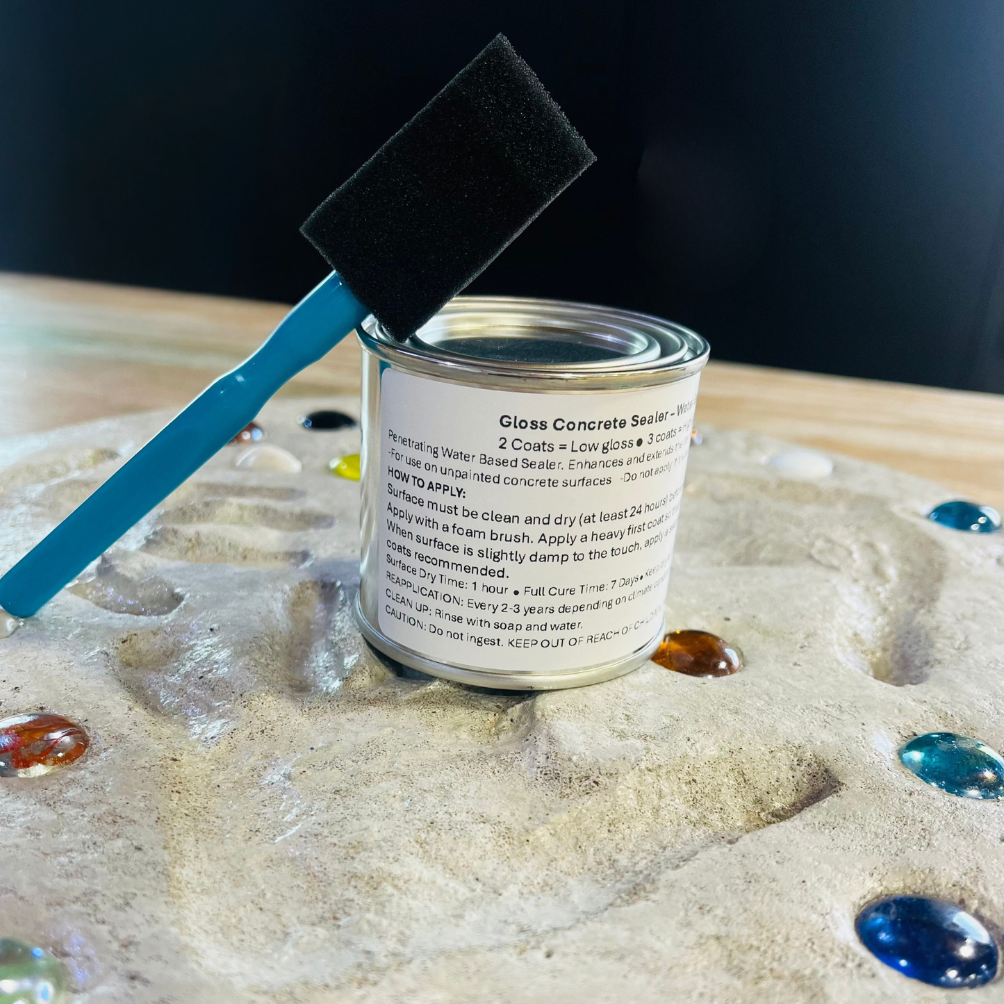 Stepping Stone Concrete Sealer | Protect Handprint & Mosaic Stones