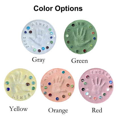 DIY Handprint & Footprint Stepping Stone Kit — Create Personalized Keepsakes & Garden Decor