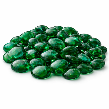 Premium Decorative Glass Gems for Crafts and Decor – Multiple Colors & Sizes (1 -5 lb)