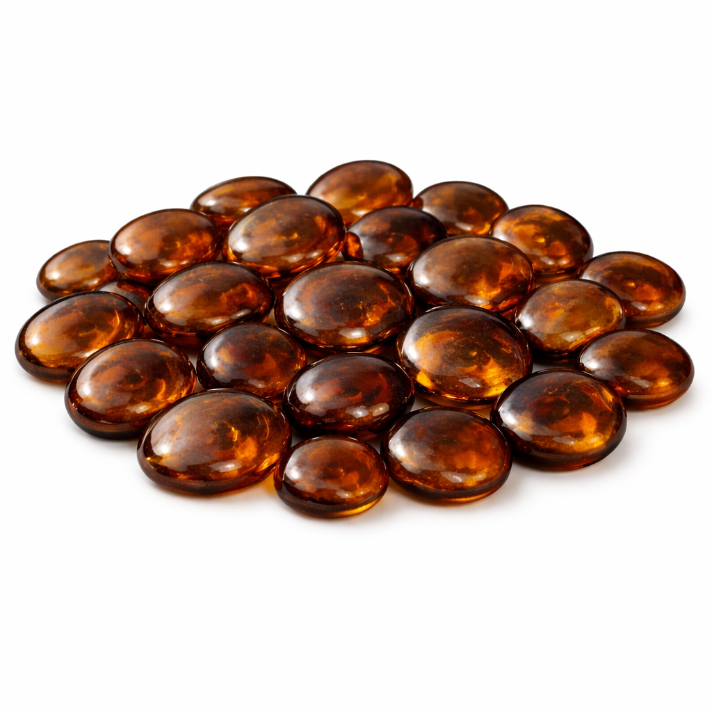 Premium Decorative Glass Gems for Crafts and Decor – Multiple Colors & Sizes (1 -5 lb)