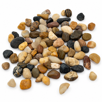 Natural River Pebbles for Crafts, Stepping Stones & Décor
