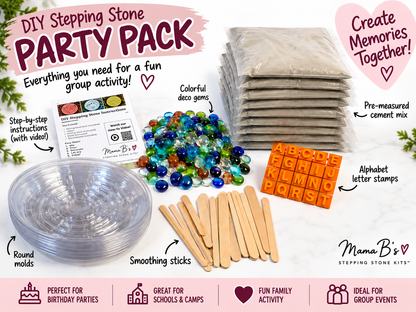 DIY Stepping Stone Party Packs – Bulk Kits for Parties & Groups