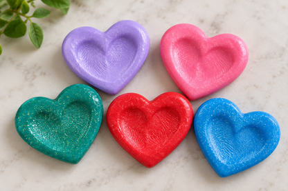 Fingerprint Heart Keepsake Kit – DIY Kids Clay Magnet Craft