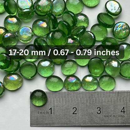 Premium Decorative Glass Gems for Crafts and Decor – Multiple Colors & Sizes (1 -5 lb)