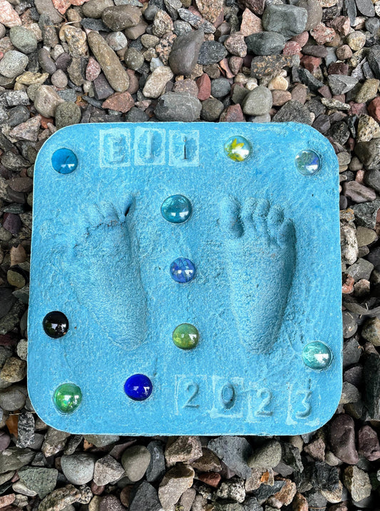 colored square stepping stone