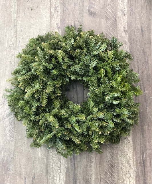 Balsam Wreath - Plain, Ready to Decorate