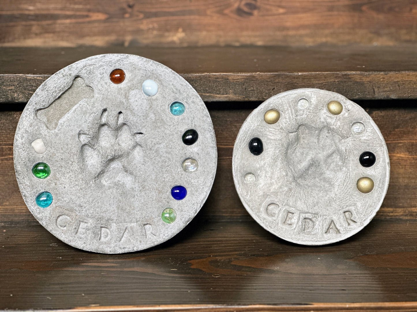 DIY Paw Print Stepping Stone Kit