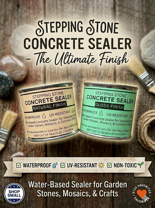 Stepping Stone Concrete Sealer | Protect Handprint & Mosaic Stones
